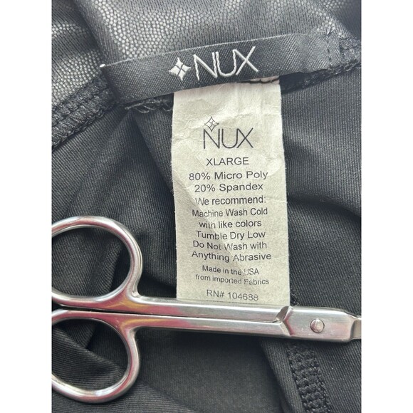 NUX Womens Stella High Rise‎ Leggings Black Size XL NWT - Picture 7 of 8